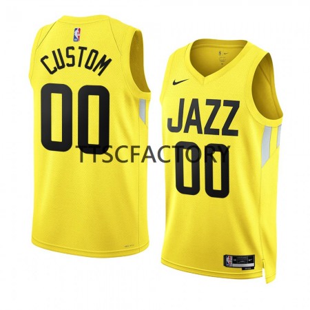 Maglia NBA Utah Jazz Jordan Clarkson 00 Nike 2022-23 Icon Edition Giallo Swingman - Uomo